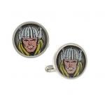 Superhero Thor Face Image Cufflinks.JPG